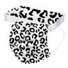 Adult Three-Layer Disposable Dust-Proof Protective Leopard Print Mask