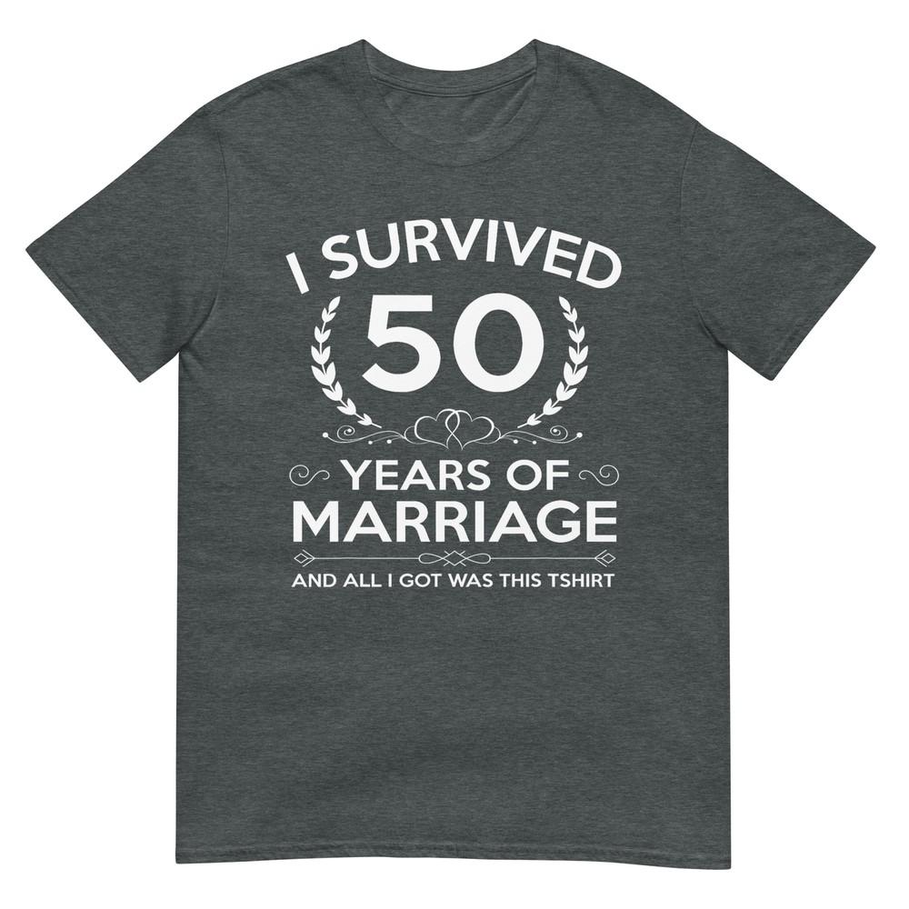 50th Wedding Anniversary Gifts Couples Husband Wife 50 Years TShirt