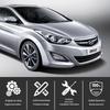 Совместимо с Hyundai Elantra 14-го поколения Рамка и крышка противотуманной фары передней