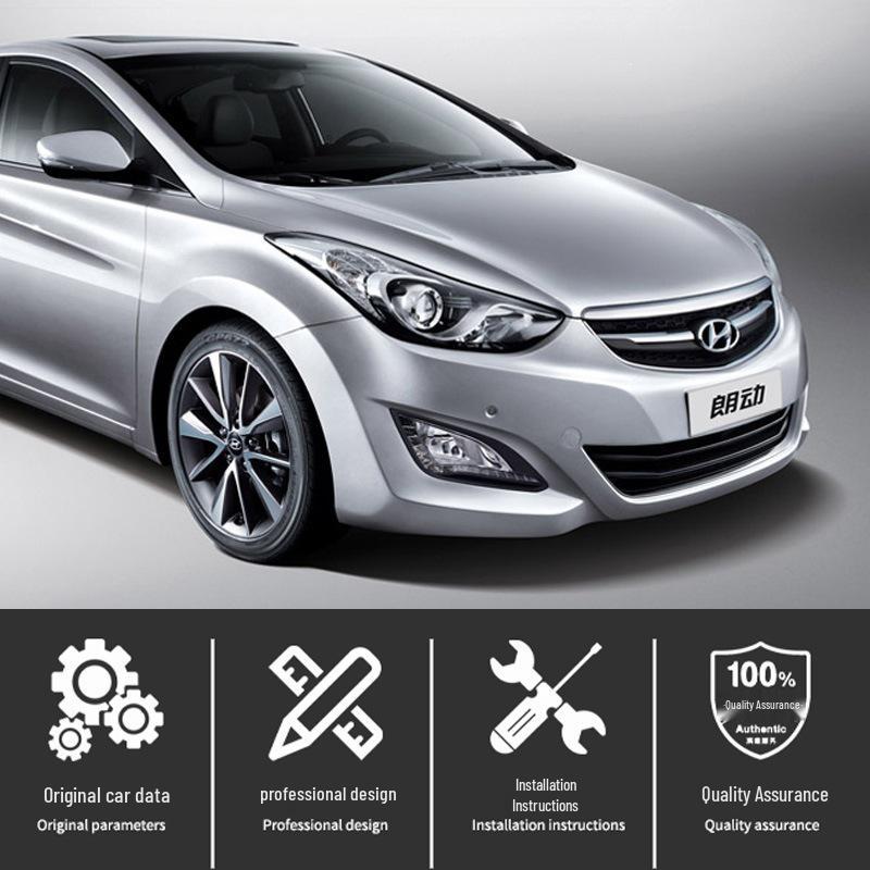 Совместимо с Hyundai Elantra 14-го поколения Рамка и крышка противотуманной фары передней