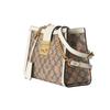 Gucci Padlock Metal Lock Tote Bag With Berry Print And Logo Canvas And Leather Women Tote Bag Ebony White 498156-UM6AG-8295
