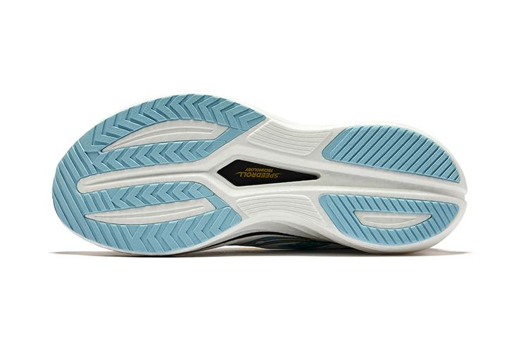 Мужские кроссовки Saucony Slay Full Speed 2 Низкие Беговые кроссовки Унисекс Белый Синий Черный