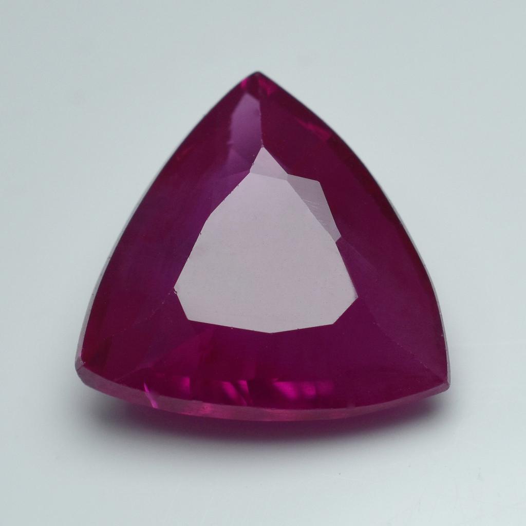 7 Ct Natural Trillion Ceylon Sapphire Pink Unheated Sapphire Gemstone