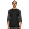Urban Classics Mens Contrast Raglan 3/4 Sleeve T-Shirt