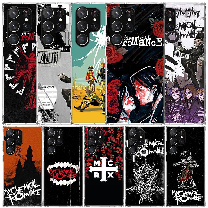 My Chemical Romance MCR Мягкий чехол для Samsung Galaxy S25 Edge S26 S24 S23 Ultra Чехол для телефона S22 S21 Plus S20 FE Принт Рисунок Sh