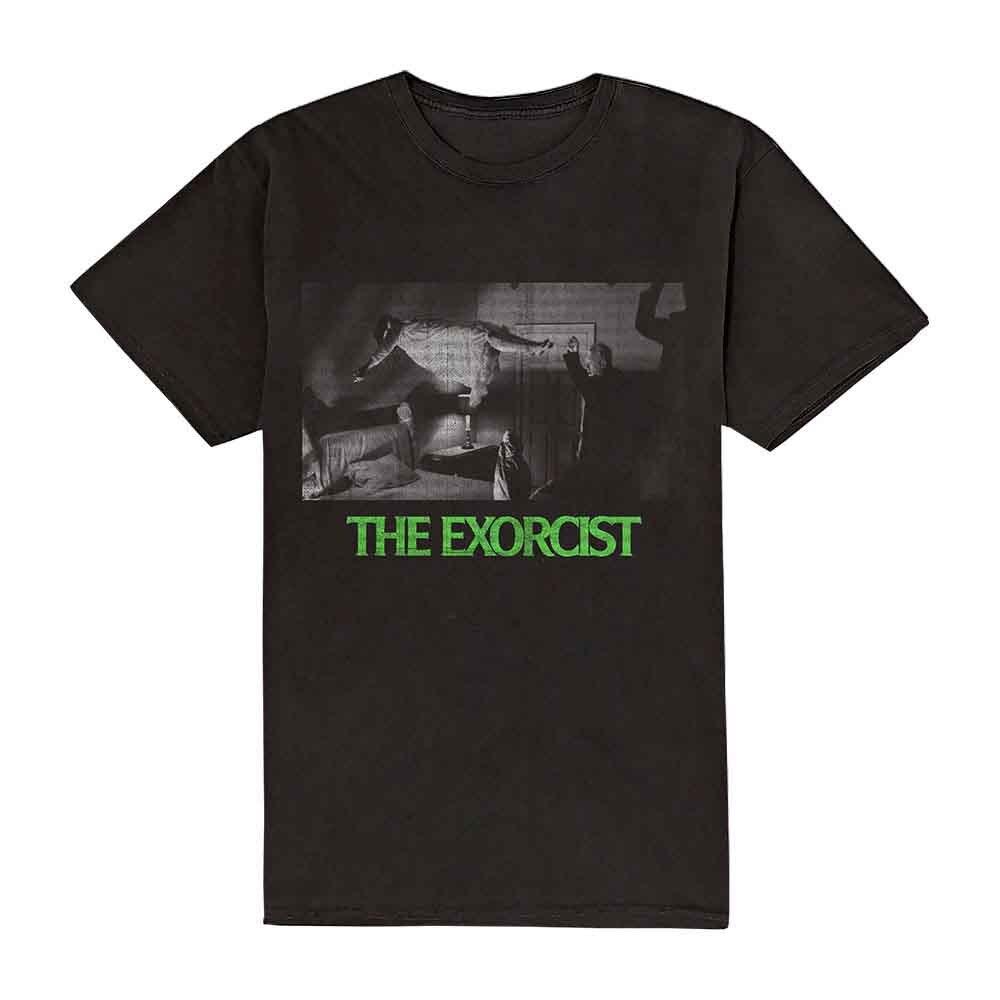 The Exorcist Graphic Logo T-Shirt Black New
