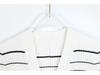 Zhuoya French Socialite V-Neck Stripe Ruffle Hem Elegant Long Dress for Women (2025)