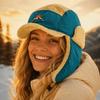 Windproof Bomber Hats Embroidered Earflap Bonnet Fashion Ski Russian Cap  Outdoors