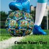 Size 5 Football Custom Name Text, Outdoor Training Soccer BallJustin Bieber