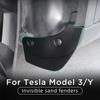 Car Mud Fenders For Tesla Model 3 Model Y Invisible Mudguards Wheel Mud Flaps Car Modification Tesla Model Y 2023
