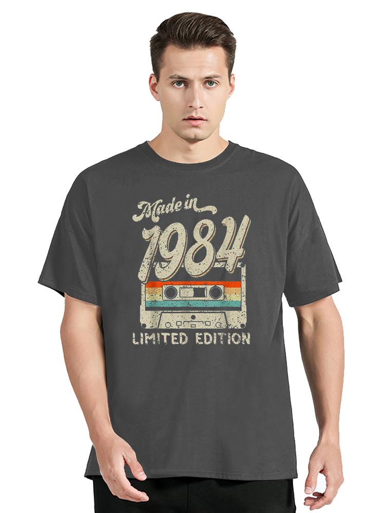 Funny Made In Limited Edition Classic Tshirt Casual Fitness T Shirt Cotton Tops Tee Unisexs Clothes Oversized Unisex Tshirt