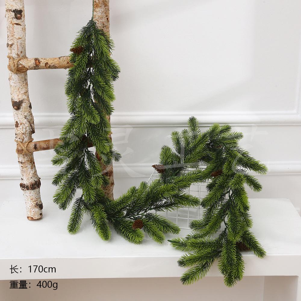 Christmas Decoration, Red Cedar Vine, 170cm, Vine, Christmas Decoration Wreath, Holiday Door Hanging, Door Decoration