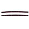 2PCS Stretching Strap with Loops 8 Segment Fitness Stretch Band for Stretching Equipment Exercise Flexibility Pink