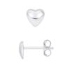 Серьги - LÉA &; ARTHUR - Domed Heart - Серебро 925 пробы - Коляска - Дети