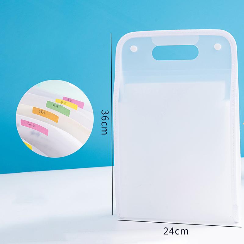 1Pcs Portable Storage Bag Folder Multi-Layer Large Capacity Organ Bag Test Paper Holder Study And Office Supplies