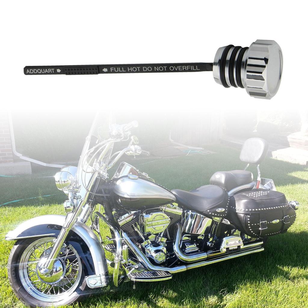 Щуп для измерения уровня моторного масла, простая установка, аксессуары для мотоциклов, замена алюминиевого сплава для FLT Flht