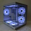 Мини-корпус для игрового ПК mATX с прозрачной боковой панелью для DIY-системы жидкостного охлаждения