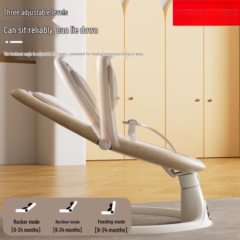 Электрическая качалка Bobodou для малышей - Успокаивающая колыбелька и качалка для новорожденных