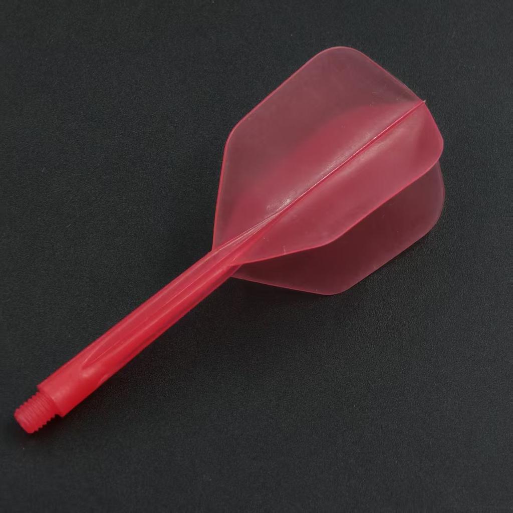 Transparent One-piece 2BA Dart Flight Pre-shaped Integrated Dart Tail Anti-break Shockproof Durable Blade Keep Stable Flying