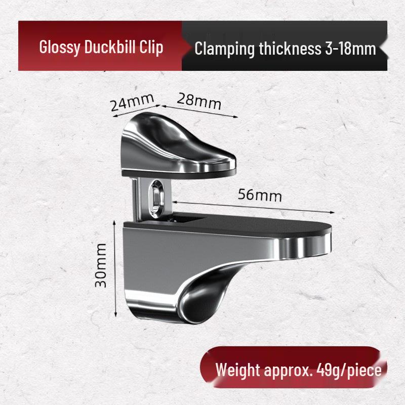 Modern Glass Partition Clip Bracket Holder - Hardware Accessory for Layer Board Fixing