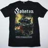 SABATON Хлопковая Черная Футболка Все Размеры Новая Горячая Унисекс