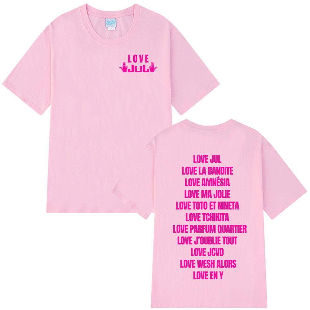 Rapper Love Jul Tshirt Unisex Women Clothing Fashion Hip Hop Tshirt Casual Cotton Short Sleeve Oversized Tops Streetwear Unisex