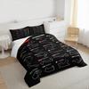 F1 2026 Calendar Circuit Tracks Bedding set (1 duvet cover, 2 pillowcases, duvet not included), 24 Grand Prix Maps Art Print