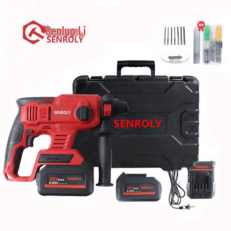 Беспроводной ударный шуруповерт SENROLY SL-3787 Набор вилка CN (адаптер в комплекте)