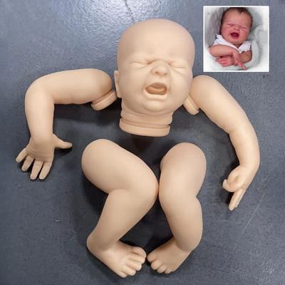 19-дюймовые наборы для кукол Reborn Baby Мария "ПЕРВЫЙ КРИК МАЛЫША" Незаконченная неокрашенная форма для куклы Rebirth с тканевым телом Аксессуары для кукол своими руками для коллекционеров кукол