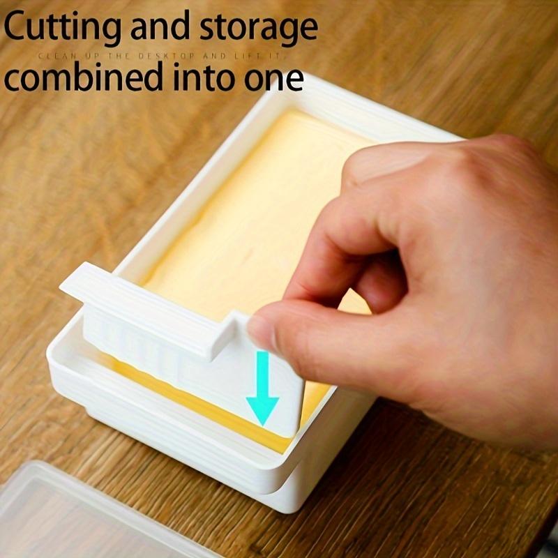 Versatile Butter Cheese Storage Box With Lid Perfect For Freshness Slicing And Seasoning Organization In Your Kitchen