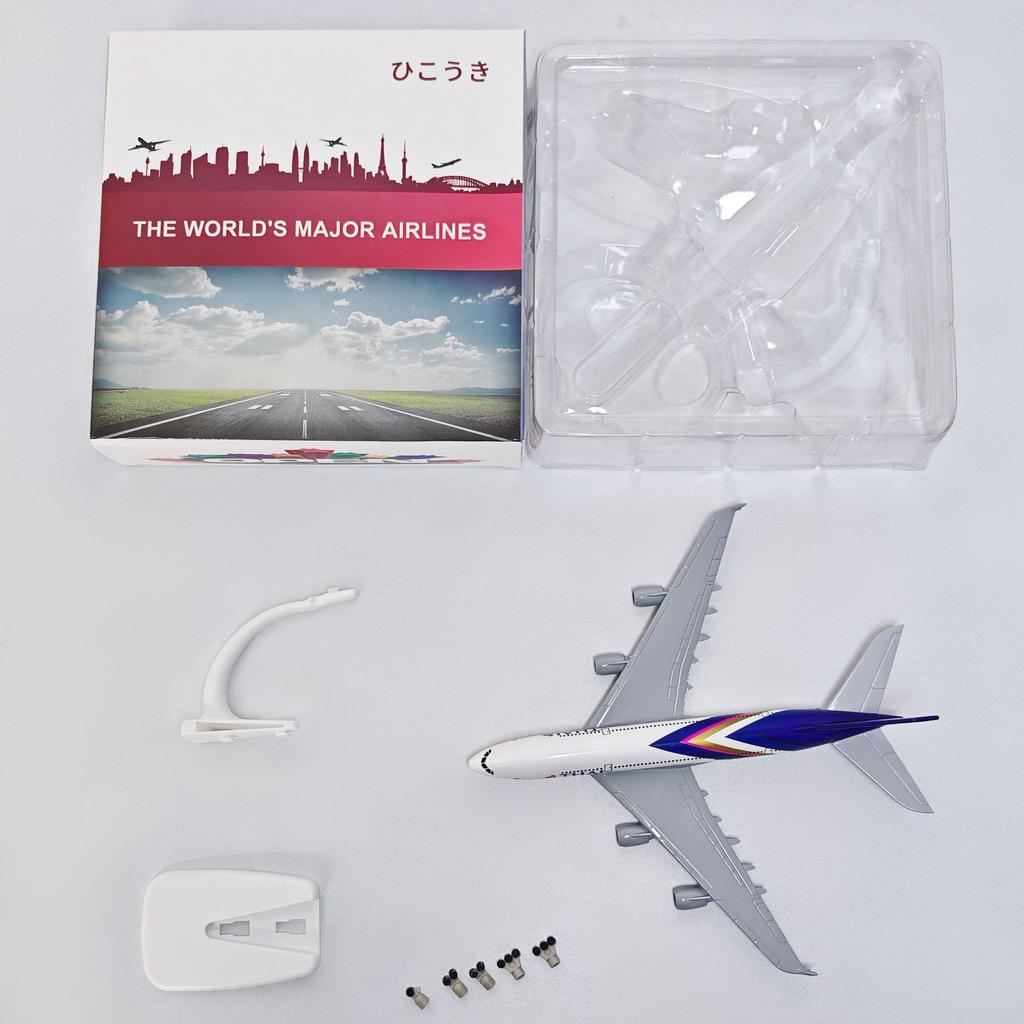 1:400 A380 Модель самолета Thai Airways Статический сплав Самолет Дисплей Авиалайнер Сувенир для украшения гостиной Коллекция
