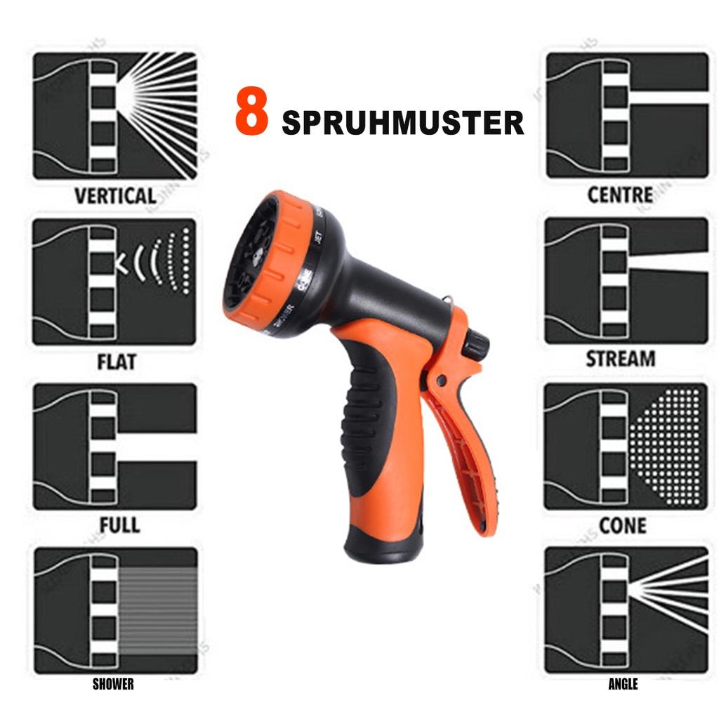 Новый 25-100 футов Расширяемый Волшебный Гибкий Водяной Шланг Пластиковые Шланги Труба С Распылителями Для Полива Сада