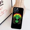 Мультяшный Космический Пришелец НЛО Чехол Для iPhone 11 12 13 14 16 15 Pro Max Mini X XS Max XR Plus Чехол Coque