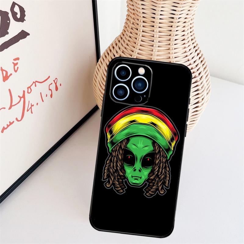 Мультяшный Космический Пришелец НЛО Чехол Для iPhone 11 12 13 14 16 15 Pro Max Mini X XS Max XR Plus Чехол Coque