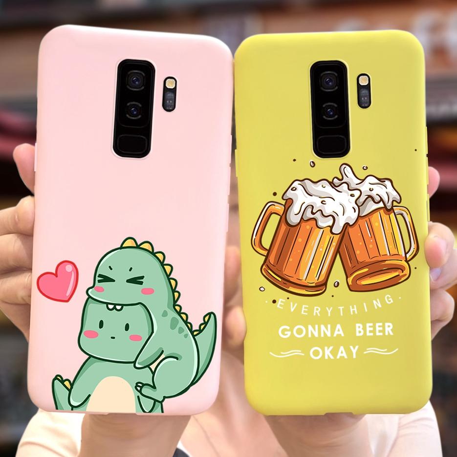 For Samsung Galaxy S9 Plus Case Unique Candy Painted Cover Soft Silicone Phone Case For Samsung S9 Plus S9+ GalaxyS9 Full Bumper