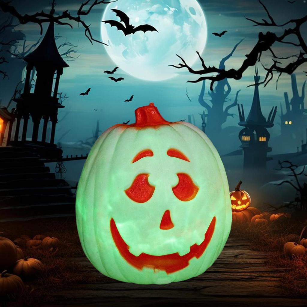 Halloween LED Pumpkin Lantern LED Light Voice Control Lantern Home Props Bar Halloween Decor LED Lantern Scene Layout Home Decor