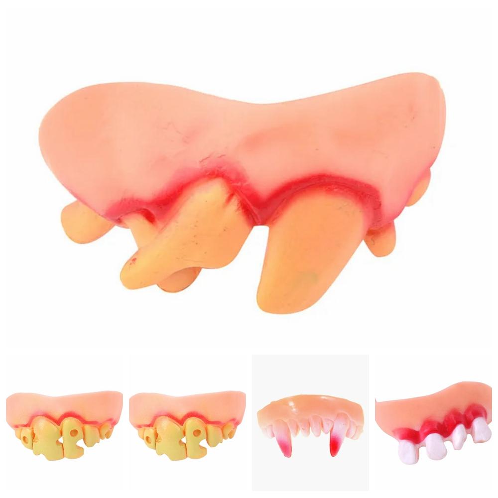 10 Style Funny Dentures Denture Gags Ugly Teeth Ugly Fake Teeth Novelty Gadgets