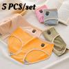 5 PCS Mid-waist Panties for Women Breathable Large Size Women's Briefs Panties Woman Underwear Knickers