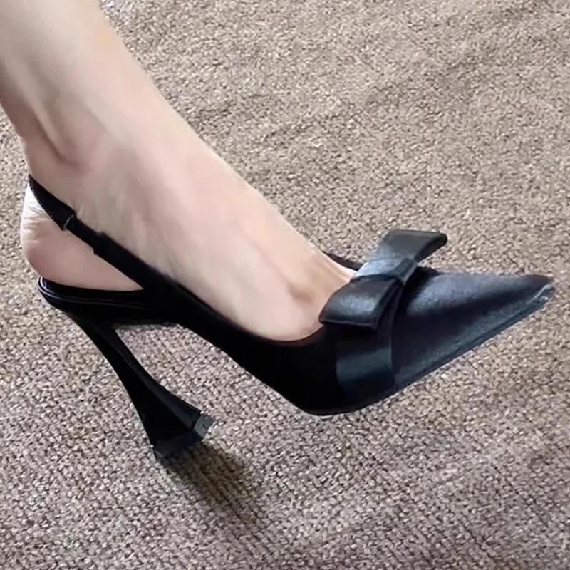 Fashion Women Pointed Toe High Heels Shoes Sexy Stilettos Sandals Dress Elegant Woman Pumps 2025 Trend Summer Cozy Casual Female Zapatos