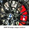 For BMW C6Pcs PVC Car Brake Caliper Badge Emblem Stickers Auto Gadget For MINI For BMW X1 X3 X5 X6 E30 E90 M3 E84 E83 F25 E91 E60 F15 F16
