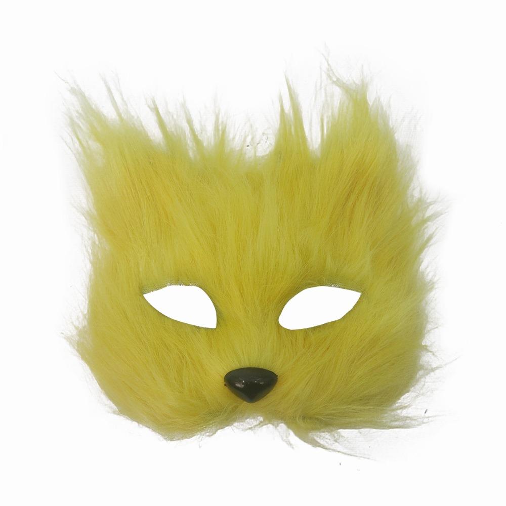 Realistic Half Face Mask Cartoon Masquerade Mask Ghost House Decor Eye Mask  Costume Party Supplies
