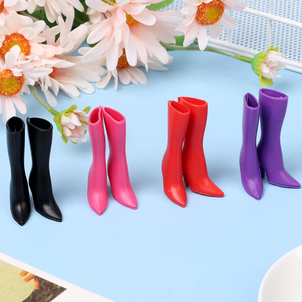 1 Pair 12 Styles 1/6 Fashion Accessories Doll Shoes 30cm Dolls Boot Long Knees Boots