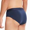 Calvin Klein Matte Base Letter Logo Waistband Fitted Triangle Underwear Men Underwear Deep-Blue NB2906-8SB