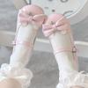 2025 New Sweet and Cute Rabbit Bow Lolita Lolita Shoes Mary Jane Small Leather Shoes Princess Shoes