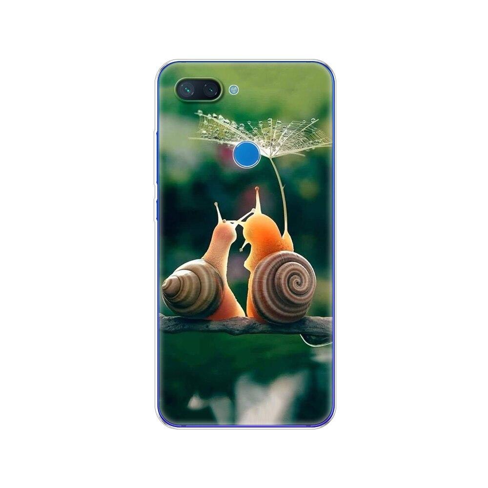 Силиконовый чехол для xiaomi mi 8 LITE, чехол 6,26 дюйма, прозрачный чехол из ТПУ для xiaomi mi 8 lite, задняя крышка для xiaomi mi 8, чехол, сумка-капа