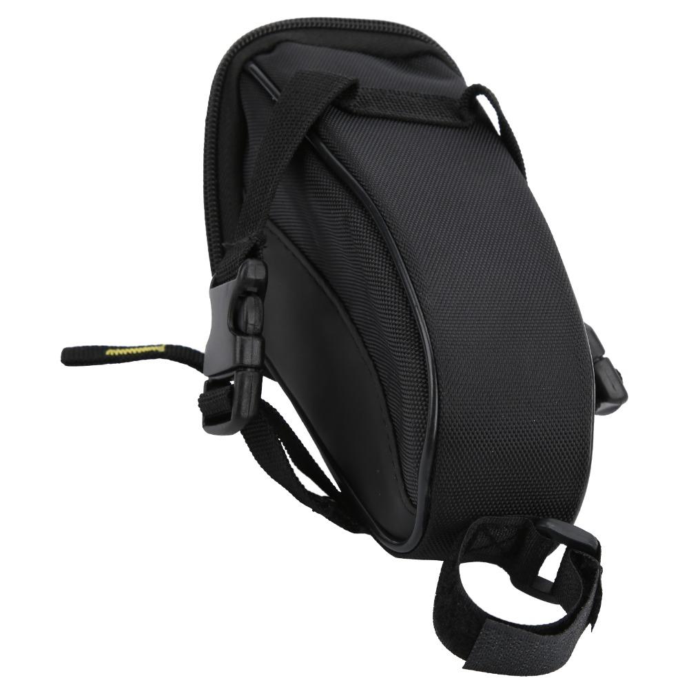 Leather + 1680D Oxford Cloth Bicycle Tail Bag Easy Install Bike Saddle Packs Bike Storage