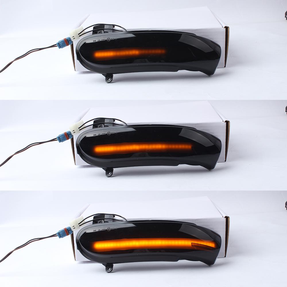 2× Mirror Indicator Light For Mercedes-Benz SLK SL-Class W171 W230 A1718200421