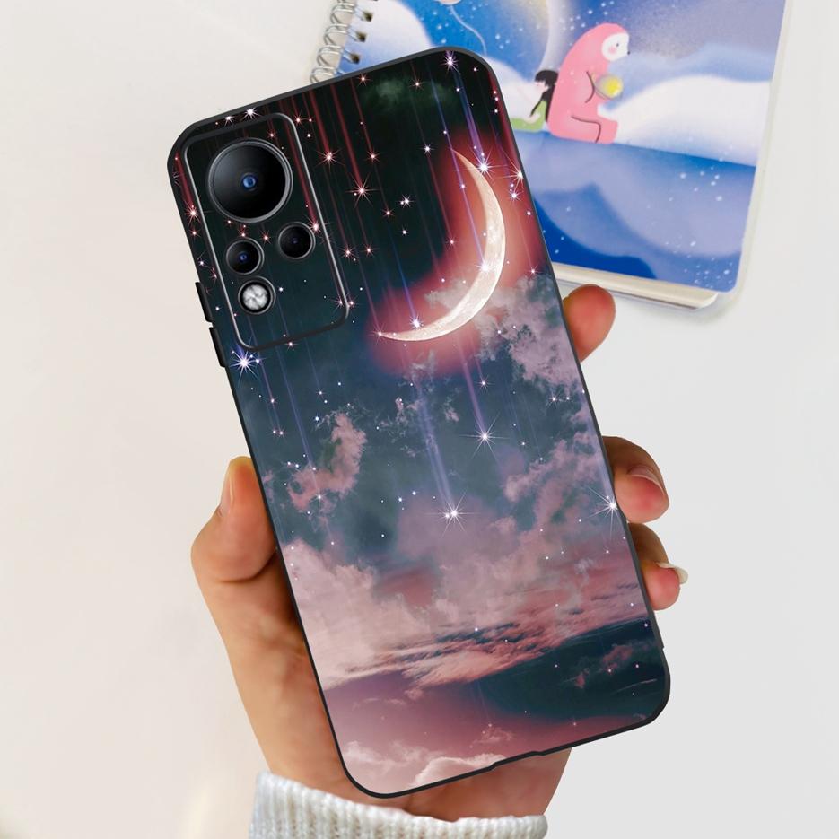 Чехол для Infinix Note 11 X663 X663B Стильный окрашенный задний чехол 6,7'' Ударопрочный чехол для телефона Для Infinix Note 11 Note11 Мягкий чехол