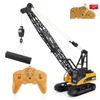 Yitong Large Crawler Crane RC 15CH Radio Control Electric Crane with Engineering Tractor Large USB Construction Gift 114 2.4G Hoist, Full-Function