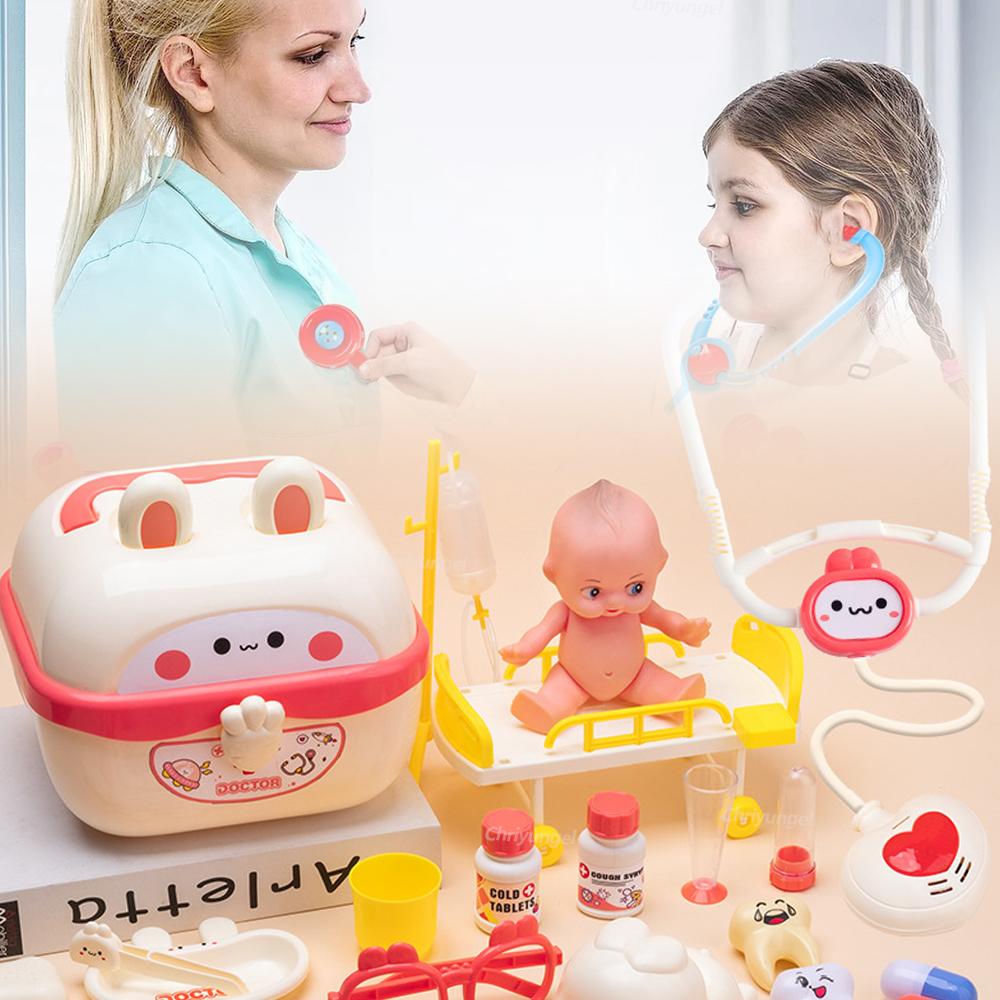Игровой набор Доктор для детей 43/40/31 шт. Больница Медсестра Доктор Ролевая игра Медицинские игрушки Набор стоматолога Развивающая игрушка Подарок для мальчика девочки